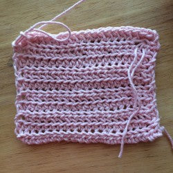 pink dishcloth right side