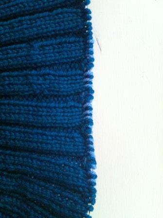 ribbed slit shawl 1