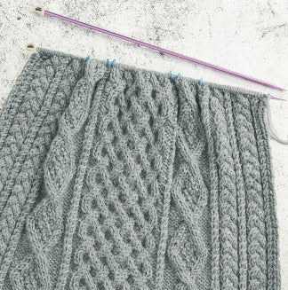 Sweater Along lesson 2, Knit