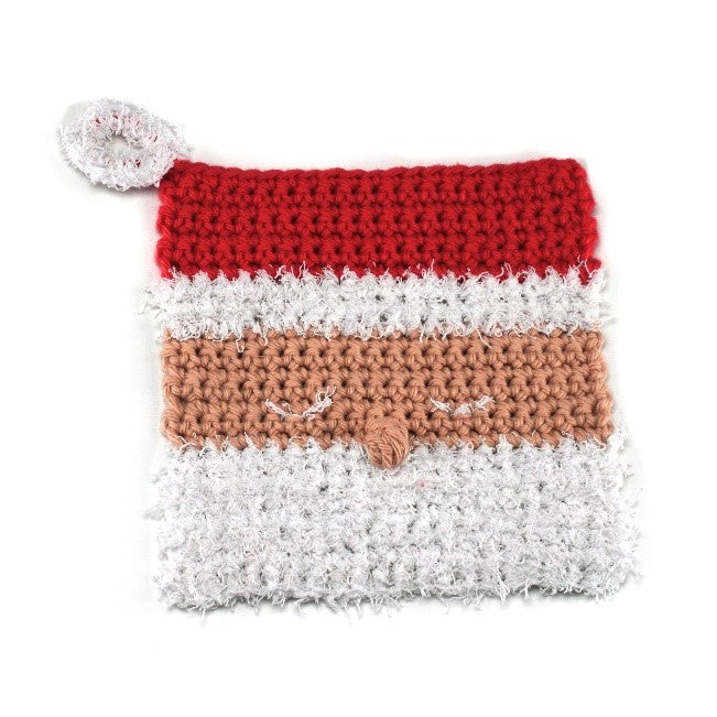 Red Heart Santa Cloth Dishcloth