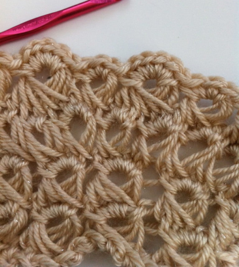 Broomstick Lace in the Thick and Thin of It - Yarn Substitution