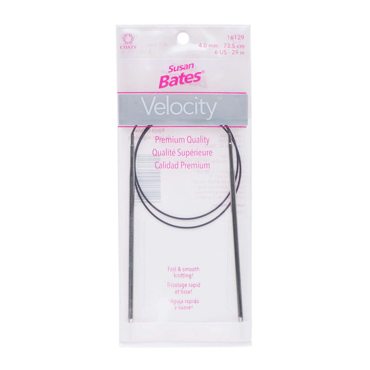 Susan Bates Silvalume Circular Knitting Needles 36 -Size 13/9mm, 1