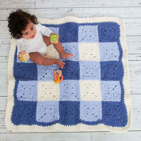 Bernat Puffy Crochet Baby Blanket