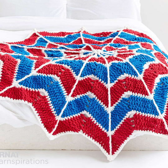 Bernat Puffy Crochet Baby Blanket