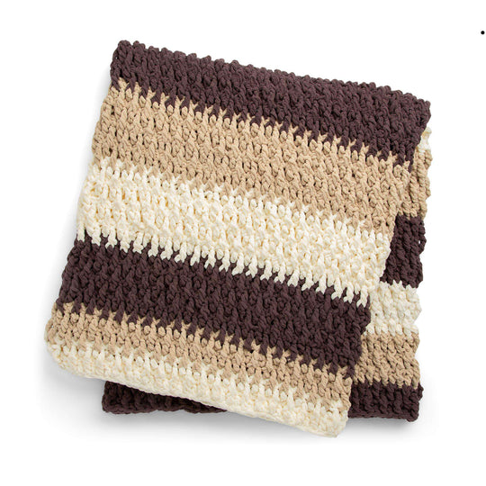 Bernat Modern Geometry Crochet Blanket