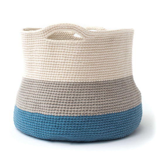 Bernat Garter Knit Basket Pattern