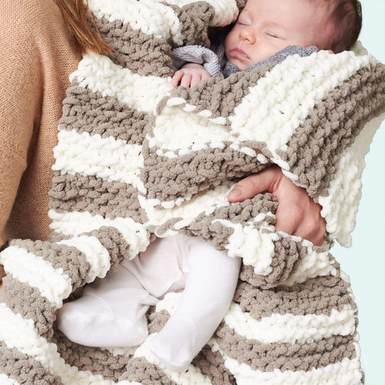 Velvet Morning Knitted Blanket [FREE Knitting Pattern]