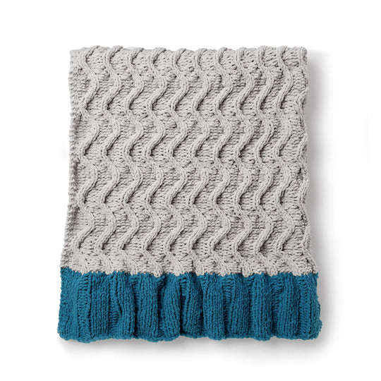 Bernat Lemon Peel Stitch Crochet Blanket​