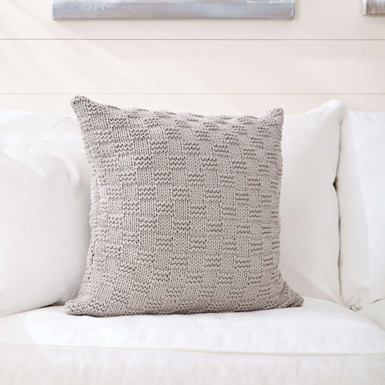 Bernat Maker Outdoor Crochet Pillow - Repeat Crafter Me