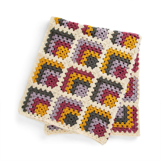 Bernat Modern Geometry Crochet Blanket