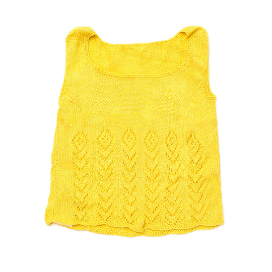 Free Bernat Knit Summer Vertical Ridges Tank Top​ Pattern