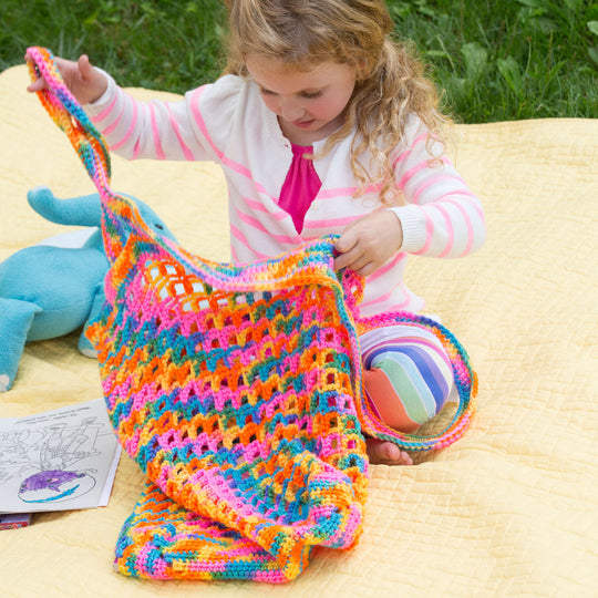 Super-Cute Crocheted Kids Handbag For A Mini-Fashionista. How to Crochet  Sweet Simple Handbag. - Anavella