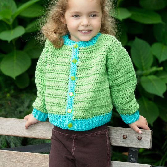 Swing Set Cardigan, Crochet Todder Sweater