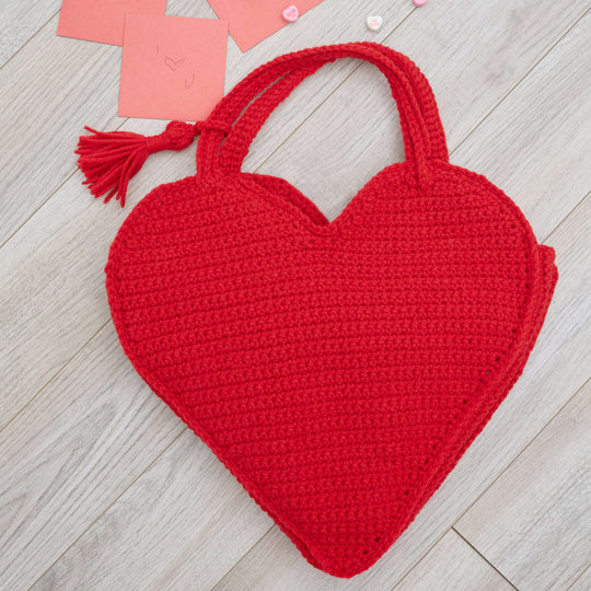 POWERPUFF HEART SHOULDER BAG: Crochet pattern | Ribblr