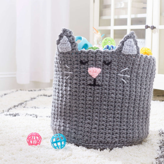 FARMHOUSE CROCHET BASKET - Free Pattern ⋆