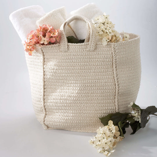 Cotton Cakes Tote Bag - Free Crochet Pattern - Left in Knots