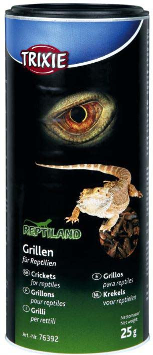 TRIXIE Hrană pentru reptile, greieri deshidrataţi 250ml/25g