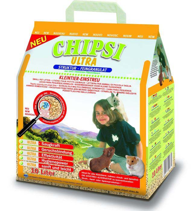 Chipsi ultra aşternut pentru animale mici 10l/4,3kg