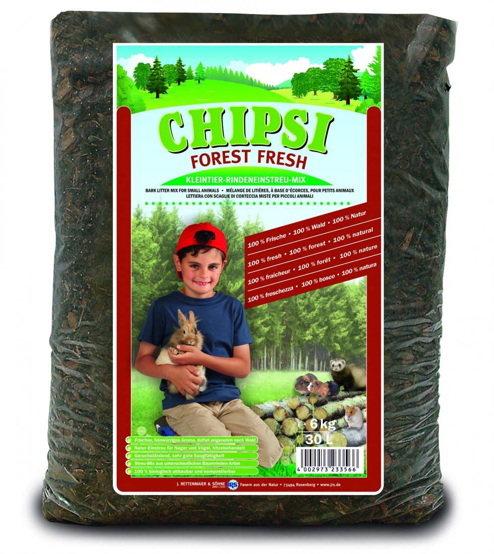 Chipsi forest fresh aşternut pentru rozătoare, păsări şi reptile 30l/6kg