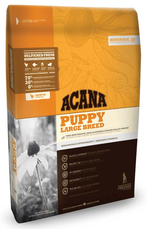 Acana heritage hrană uscată puppy pentru câini de talie mare