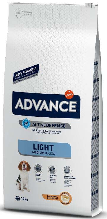 ADVANCE Medium LIGHT, Pui şi orez, 12kg