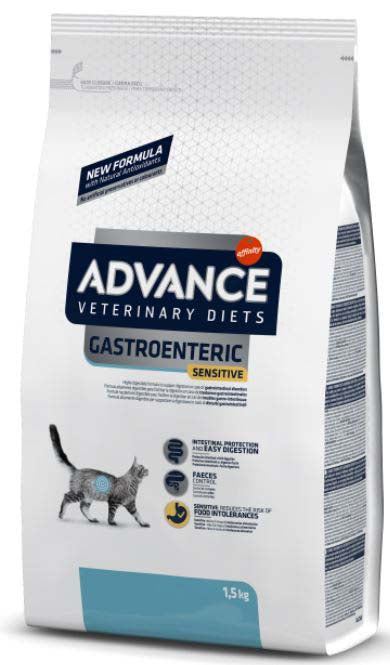 Advance vd gastroenteric sensitive, pt pisici cu probl. gastrointestinale, 1,5kg