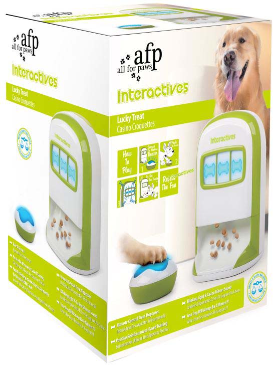 ALL FOR PAWS Interactive Hrănitor interactiv ptr. câini Lucky Treat, 28x18x19cm