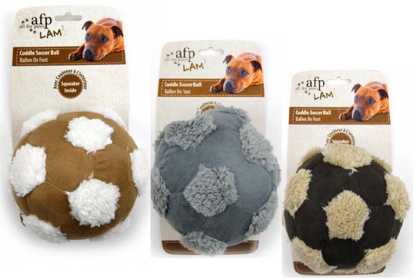 ALL FOR PAWS LAMB Jucărie pentru câini Minge Fotbal, 15cm, diferite culori