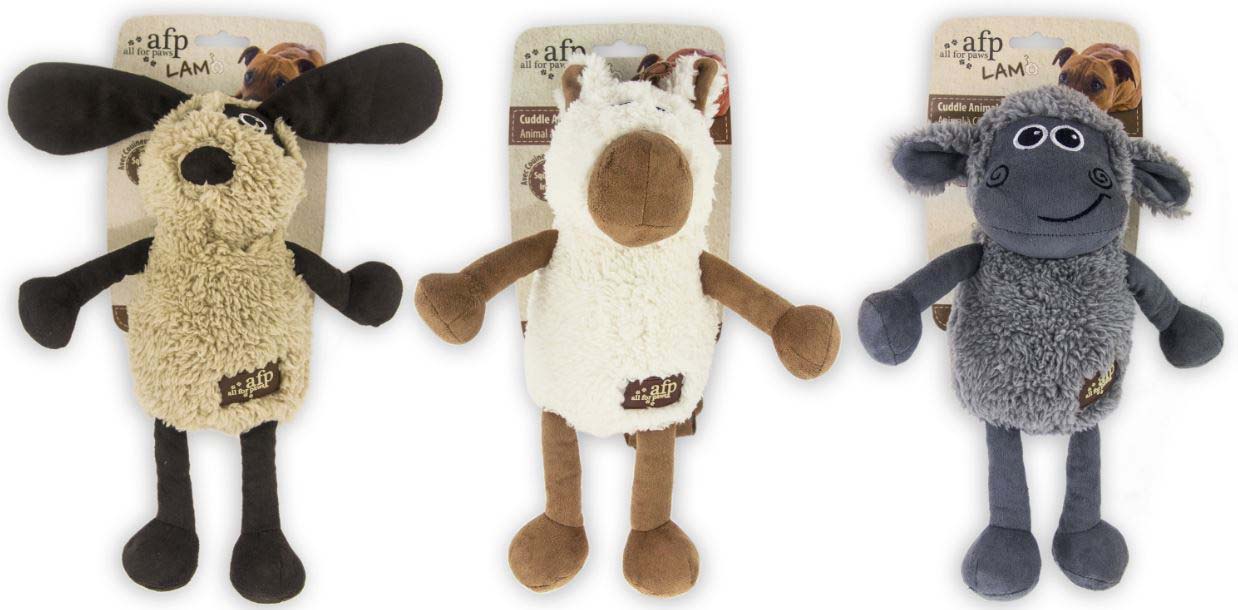 All for paws lamb jucărie pt câini cuddle jumbo animal, 28x27x8cm