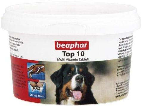 Beaphar top 10 vitamine-minerale pentru câini, 180 tablete