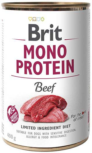 BRIT Conservă monoproteică pentru câini, cu Vită 400g