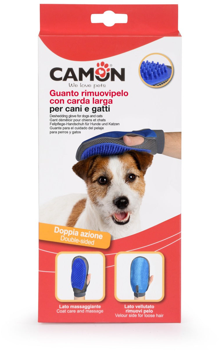 CAMON Mănuşă cu două feţe pentru câini şi pisici
