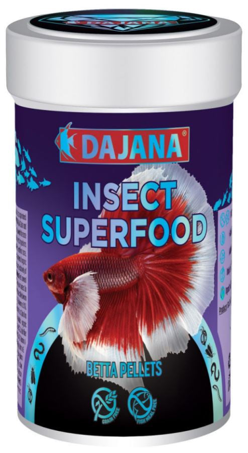 Dajana isf betta pelete, hrană pe bază de insecte pt peşti betta 100ml