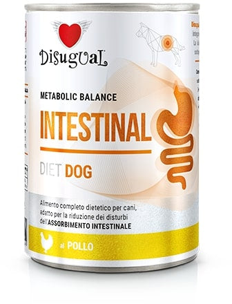 Disugual intestinal conservă pentru câini, cu carne de pui 400g