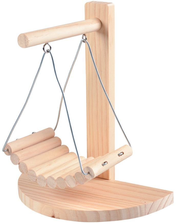 Duvo+ jucărie pentru rozătoare leagăn, lemn, 21,5x11,5x24cm