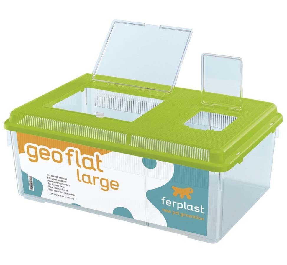 Ferplast terariu pentru reptile geo flat large 8l 46,7x30,5x17,5cm