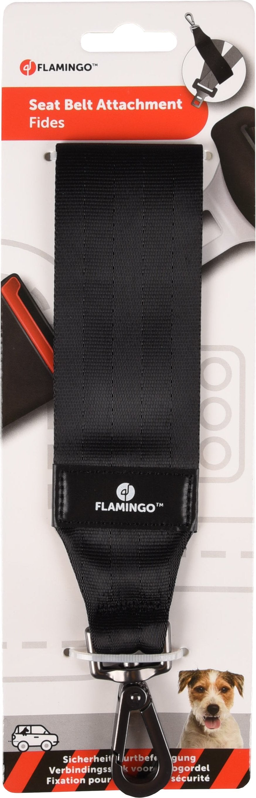 Flamingo conector curea de siguranţă auto 23cm 50mm
