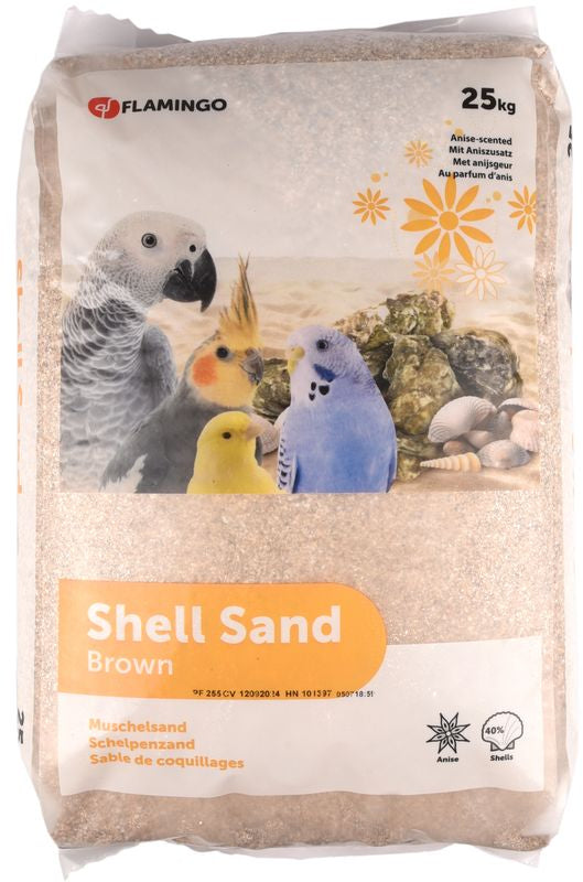 FLAMINGO Nisip pentru păsări, cu anason 25kg