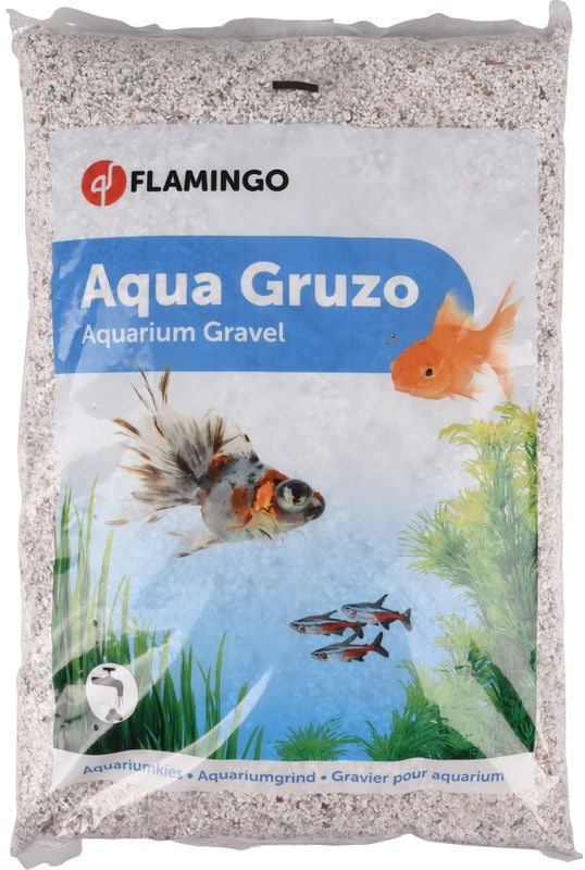 Flamingo pietriş pentru acvarii calsto alb 1-3mm 8kg