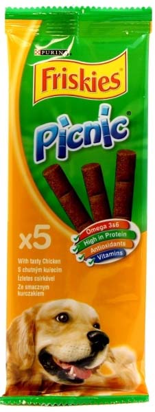 Friskies recompense pentru câini picnic cu pui 42g