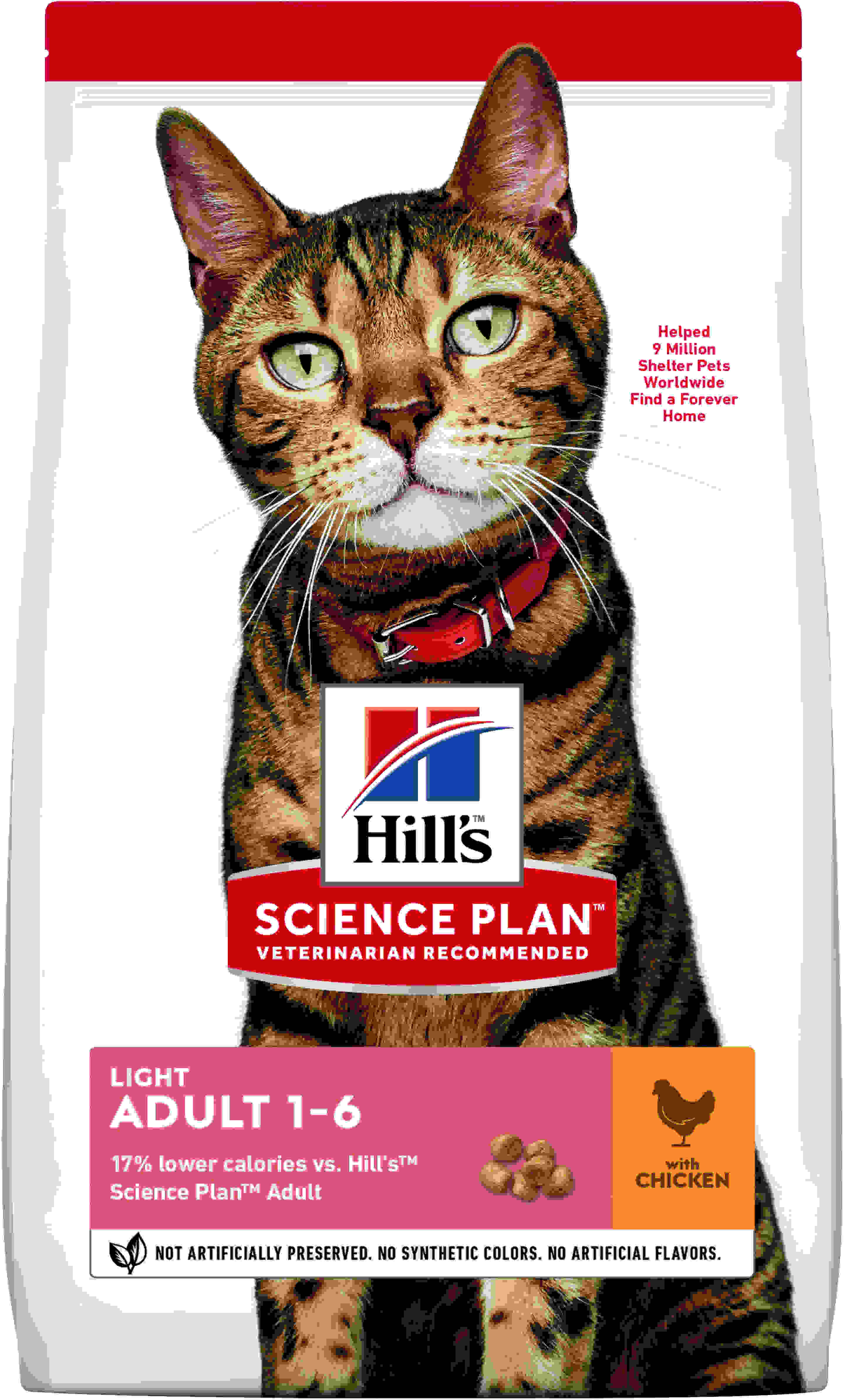 HILL\'s SP Feline Adult Light, cu Pui 1,5kg