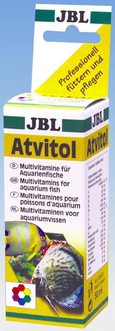 Jbl atvitol - multivitamine pentru peşti de acvariu 50ml