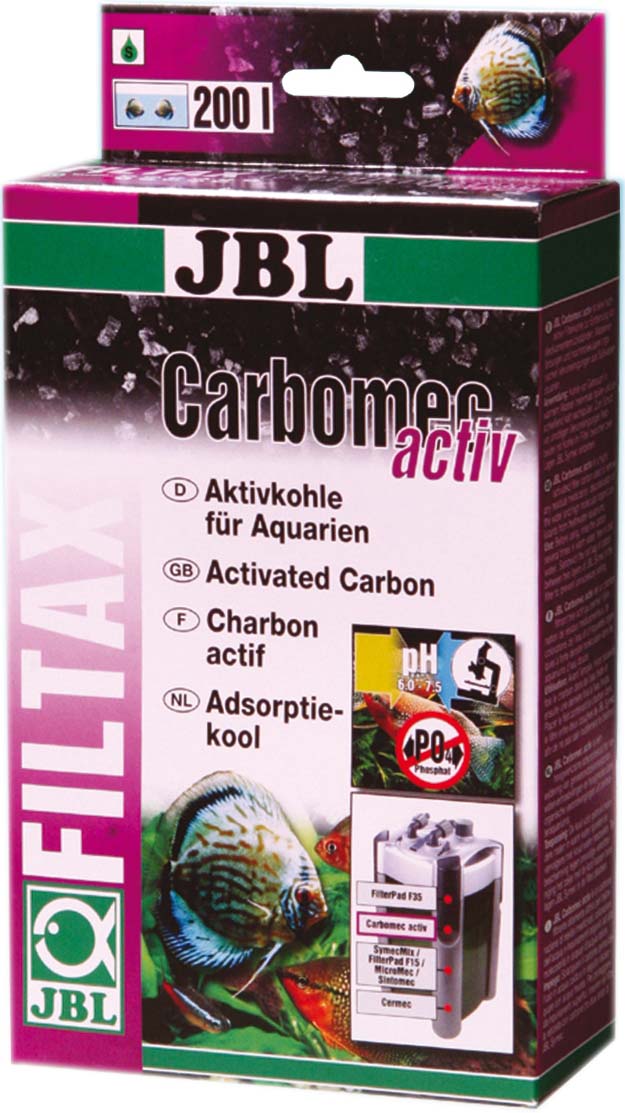 JBL Carbomec Activ Cărbune activ pentru acvarii de apă dulce 400g