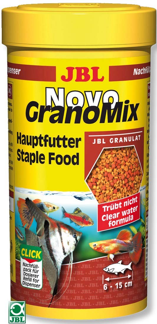 JBL NovoGranoMix Refill - Hrană granule pentru peşti tropicali, rezervă 250ml