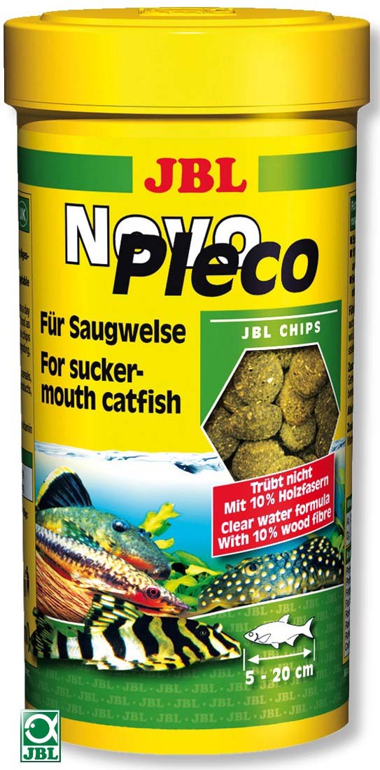 JBL NovoPleco - Hrană peşti erbivori, cu conţinut de lemn pt digestie 100ml