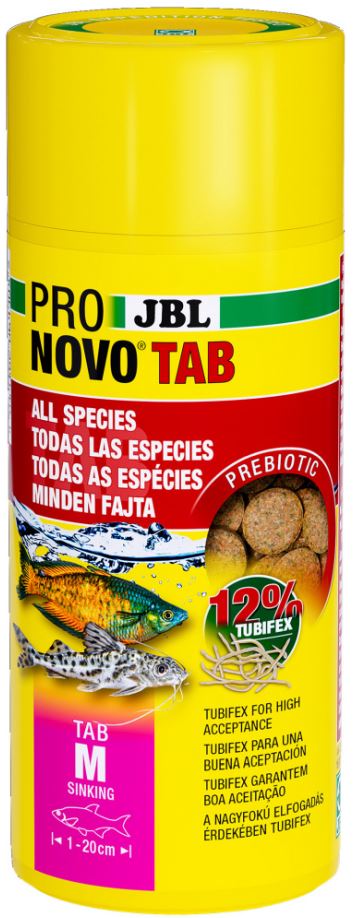 Jbl pronovo tab m, hrană pentru peşti de acvariu, 100ml