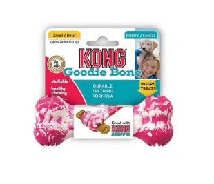 KONG Jucărie pentru căţeluşi Puppy Goodie Bone Small 13x4,5cm