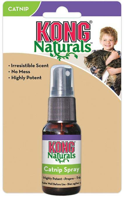 KONG Naturals Premium Catnip Spray atractant pentru pisici, 30ml