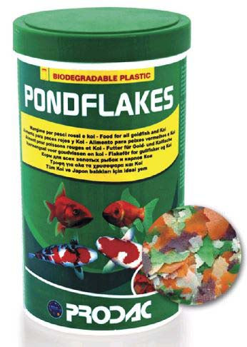 PRODAC Pondflakes Hrană pentru peştii mici/medii de iaz, fulgi 1200ml