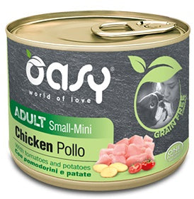 OASY Conservă pentru câini, Small/Mini, cu Pui, fără cereale 200g